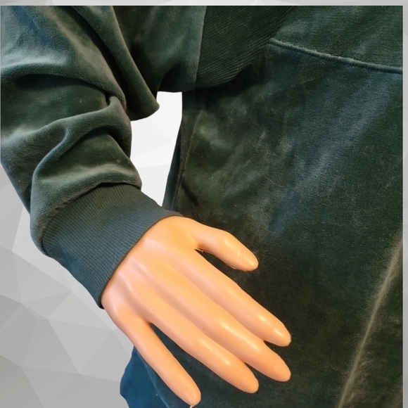 Wild Fable Sz S Women's 1/4 Zip Velour Tunic Sweatshirt - Picture 5 of 6